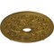 Ekena Millwork Jamie Ceiling Medallion (Fits Canopies up to 3 7/8"), 23 5/8"OD x 3 7/8"ID x 2 1/8"P, Gold CM23JAGLS - alternate 3